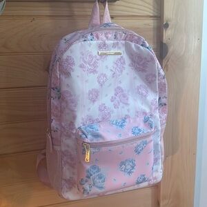 Betsy Johnson Floral Backpack and Crossbody
